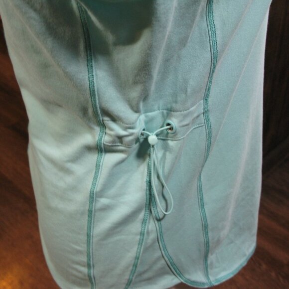 Nautica Sea Foam Green Adjustable Sides Athletic Tank Size Medium - Picture 5 of 5